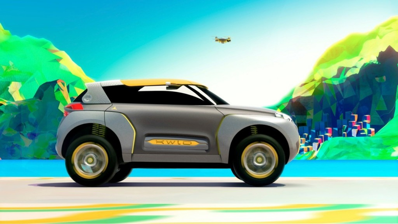 Illustration for article titled New cool car carries a drone for terrain reconnoissance